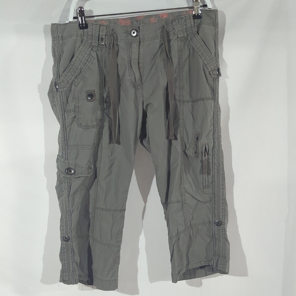 Marks & Spencer Khaki Capris with Pockets